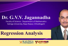Regression Analysis By Dr. G.V.V. Jagannadha, Kalinga University 19. Regression Analysis_Dr. G.V.V. Jagannadha_Kalinga University