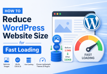 how to reduce wordpress website size
