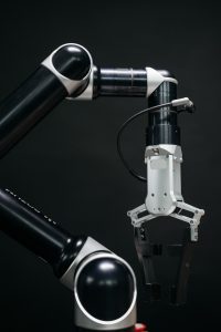 5. Closeup picture of articulated robot