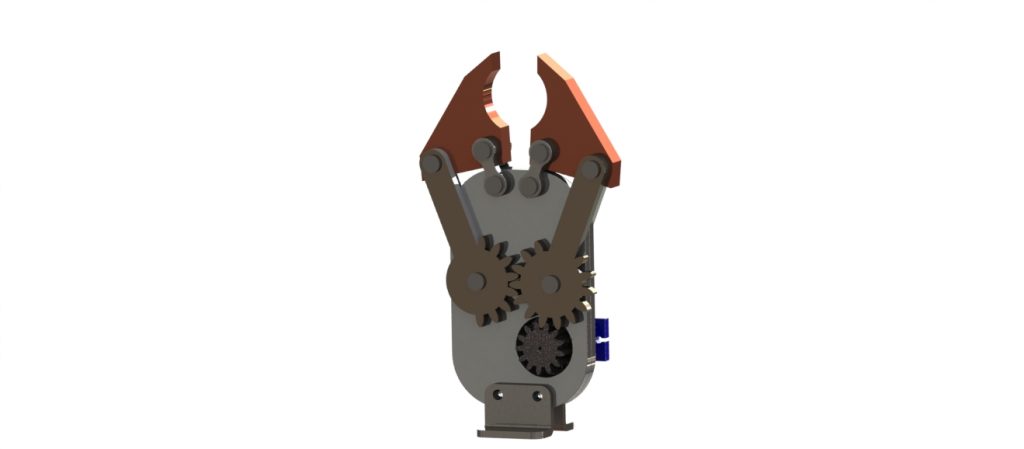 7. Parallel-arm gripper robot, short gripper